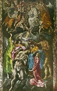 El Greco baptism of christ oil on canvas